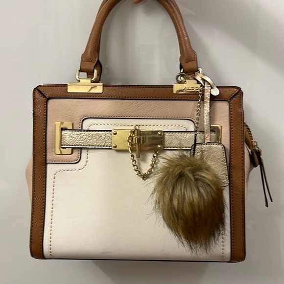 ALDO BAG + Fur charm - Picture 3 of 5